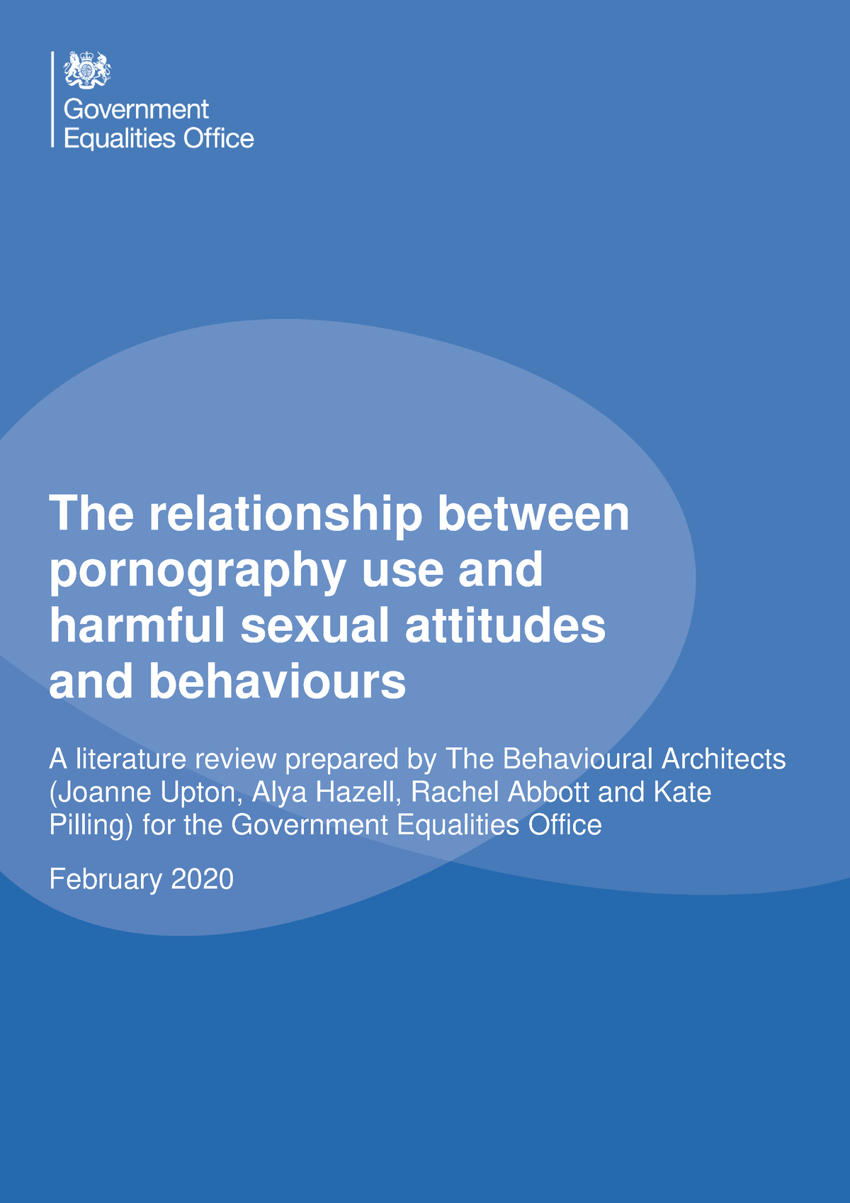The Relationship between Pornography use and Harmful Sexual Attitudes and  Behaviours- literature - Studocu
