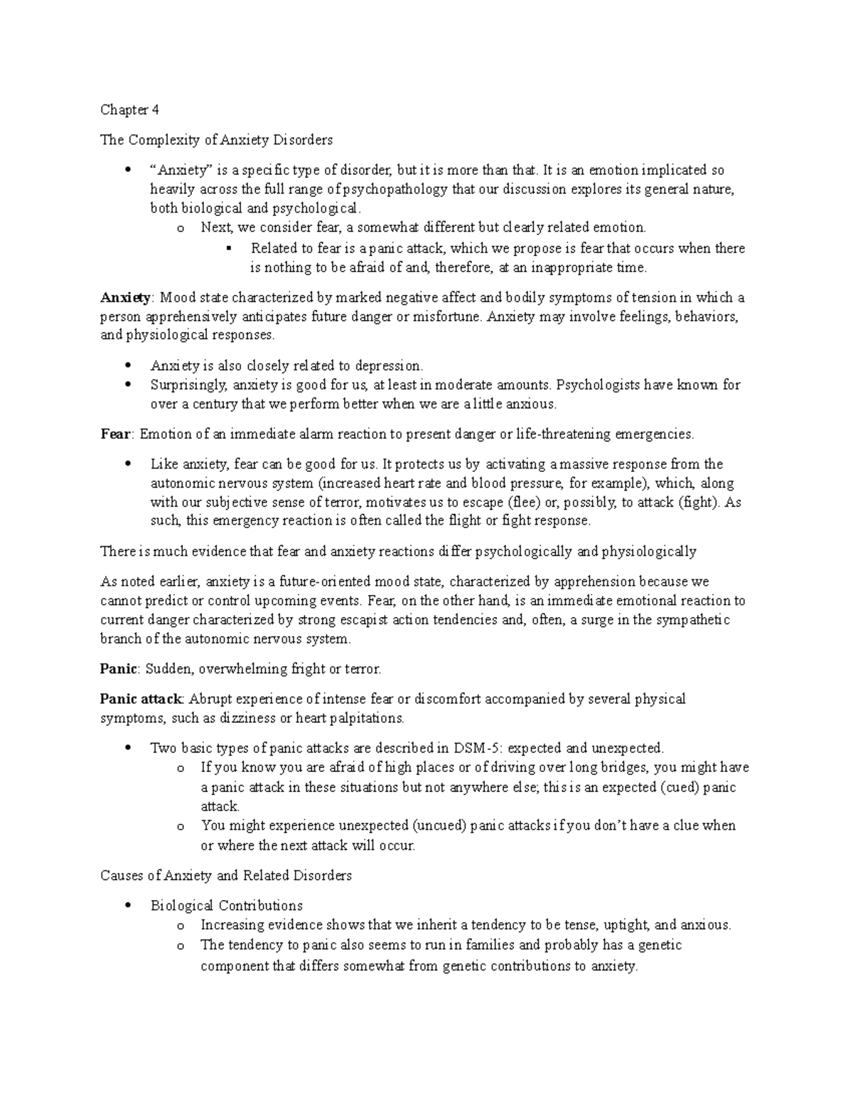 Chapter 4 - Notes - PSY 3HSU - SLU - Studocu