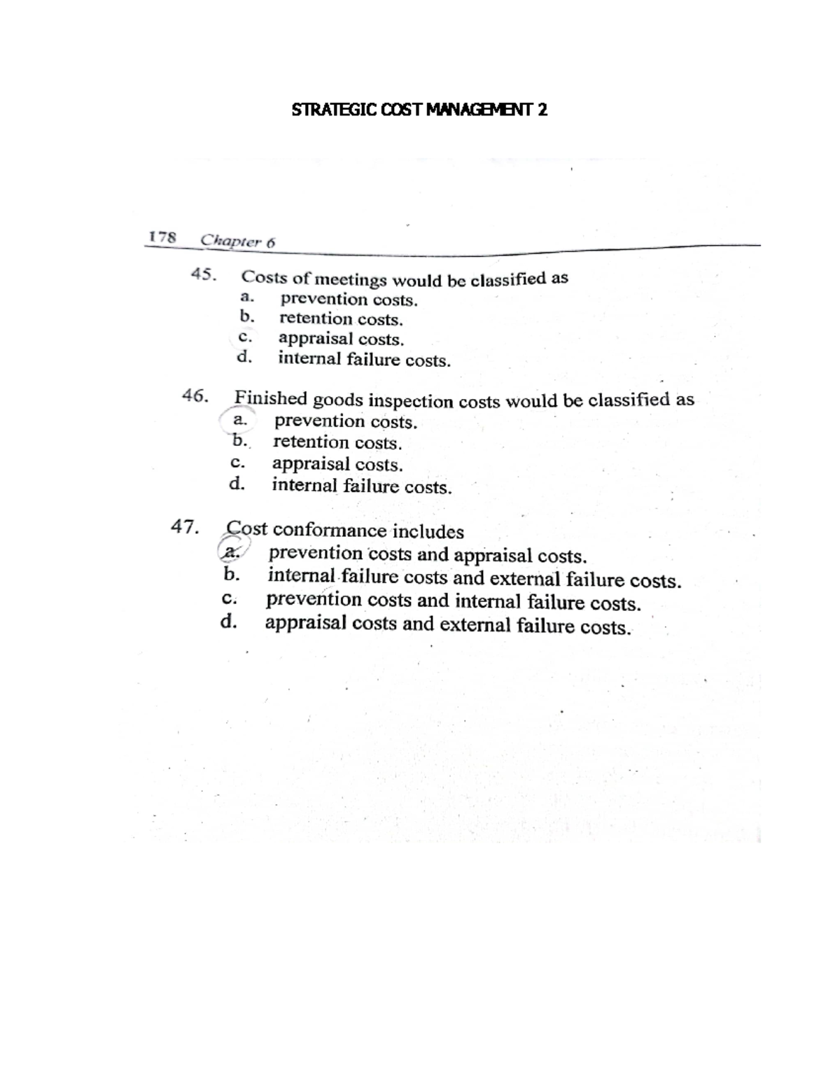 Strategic COST Management 2 - BS Accountancy - STRATEGIC COST ...
