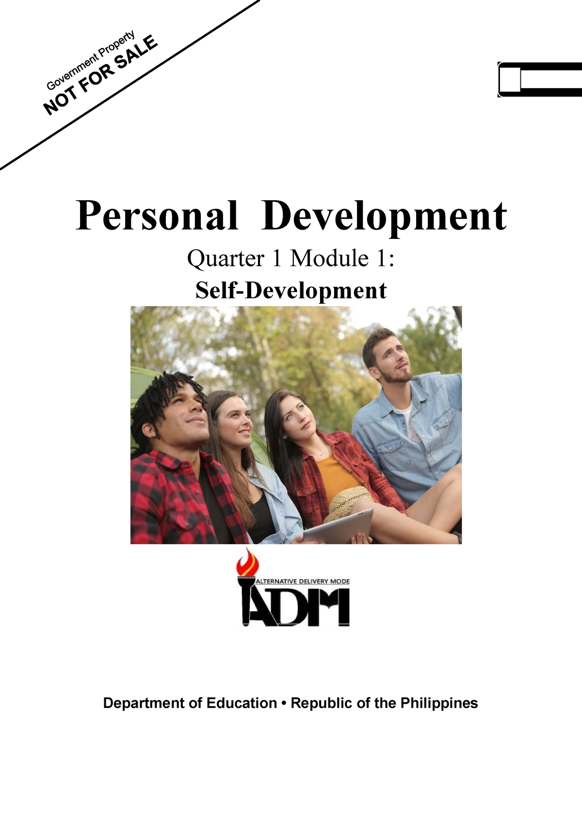 Per Dev 11 1Sem Q1 Mod1 Self-Development Version 3 - Senior H Personal ...