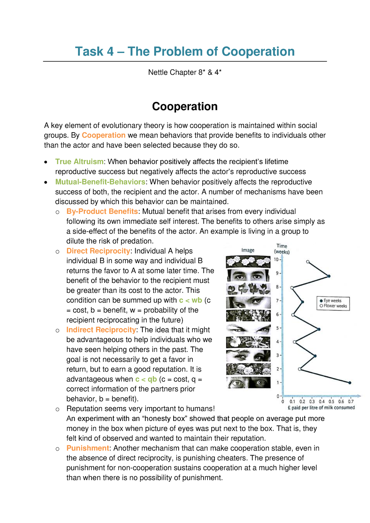 Task 4 - The Problem Of Cooperation - Task 4 – The Problem Of ...