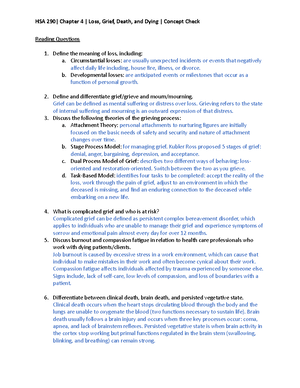Chapter 5 Concept Check HSA 290 - HSA 290| Chapter 5 | Health Literacy ...