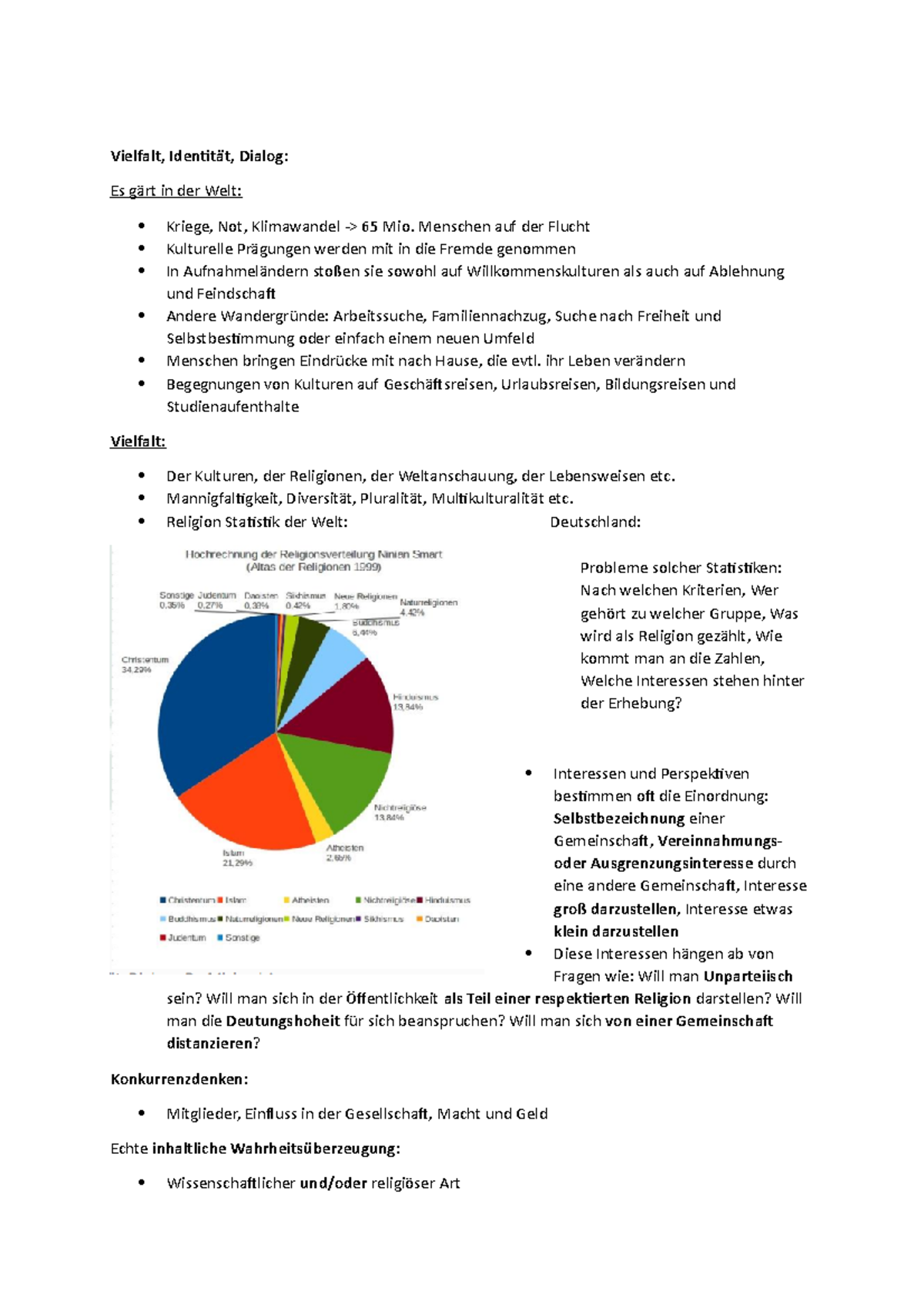 Vielfalt - Herr Dr. Michael A. Schmiedel, WiSe 22/23, Mitschriften Und ...