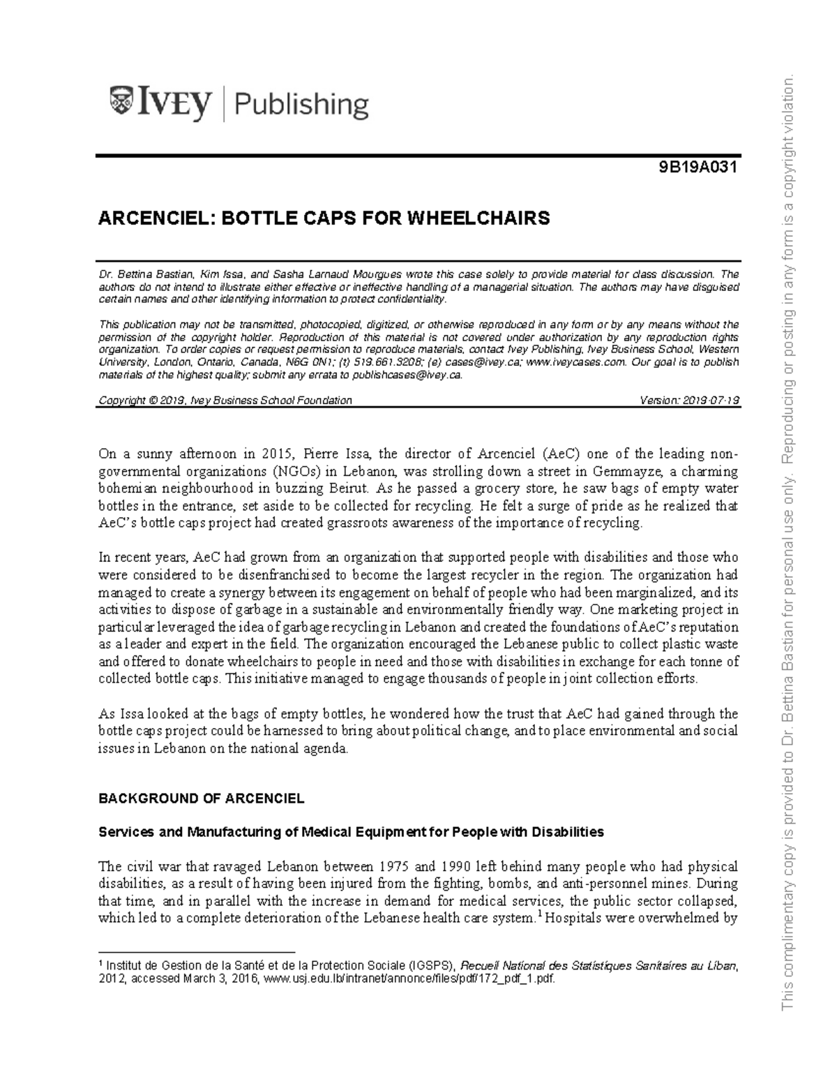 Rolling Case Casestudy BB 9B19A ARCENCIEL BOTTLE CAPS FOR