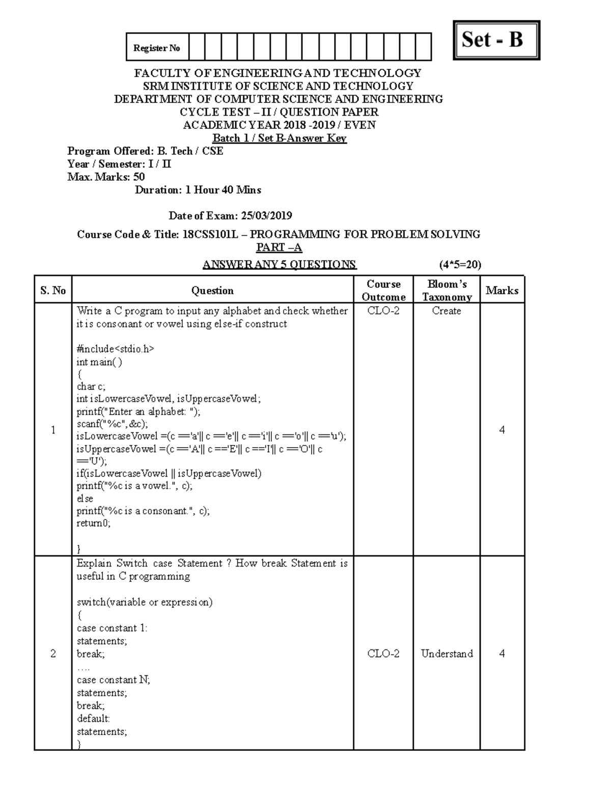 ct-ii-set-b-answer-key-siuu-register-no-faculty-of-engineering