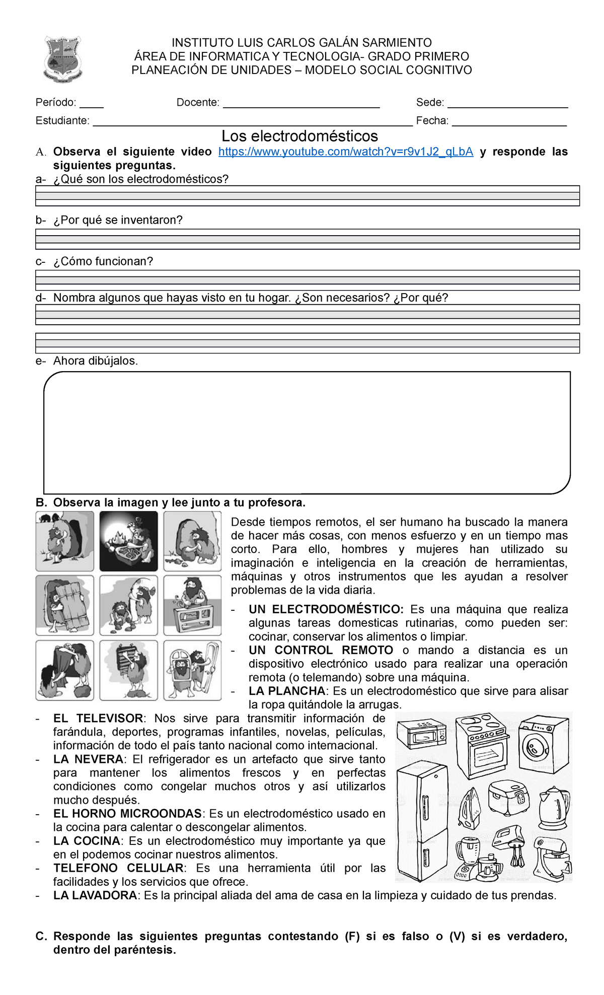 Tecnologia E Inform GUIA 1 Periodo 3 - INSTITUTO LUIS CARLOS GALÁN ...