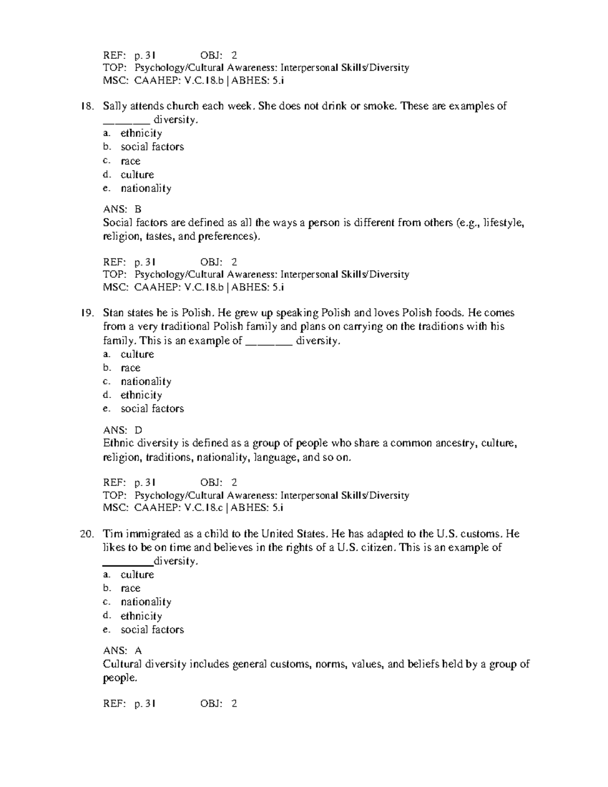 2-6 - Chapter 02: Therapeutic Communication Niedzwiecki: Kinn’s The ...