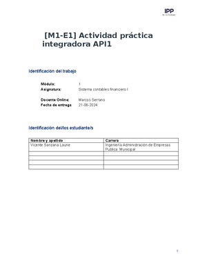 Prueba Módulo 3 Sistema Contable Financiero (item 1 Y 2) - PREGUNTAS A ...