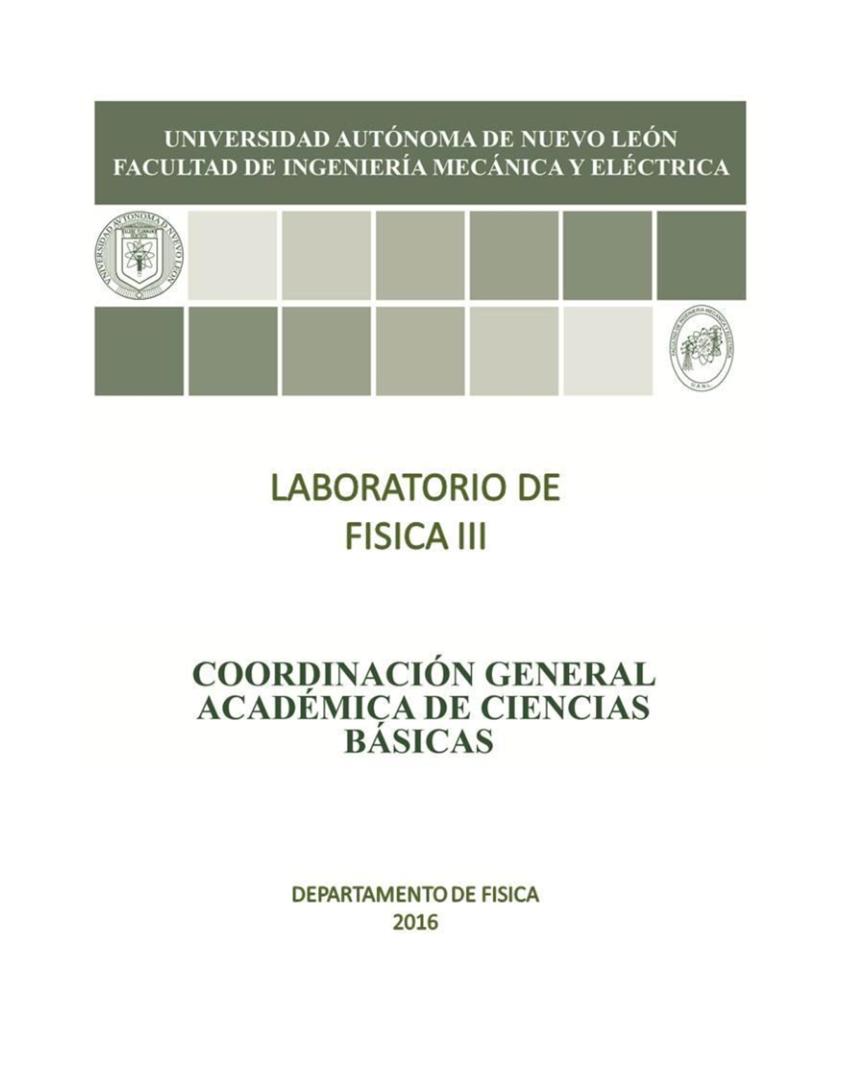 LAB. Fisica 3 - fsdfs - FUNDAMENTACIÓN DEL LABORATORIO DE ...