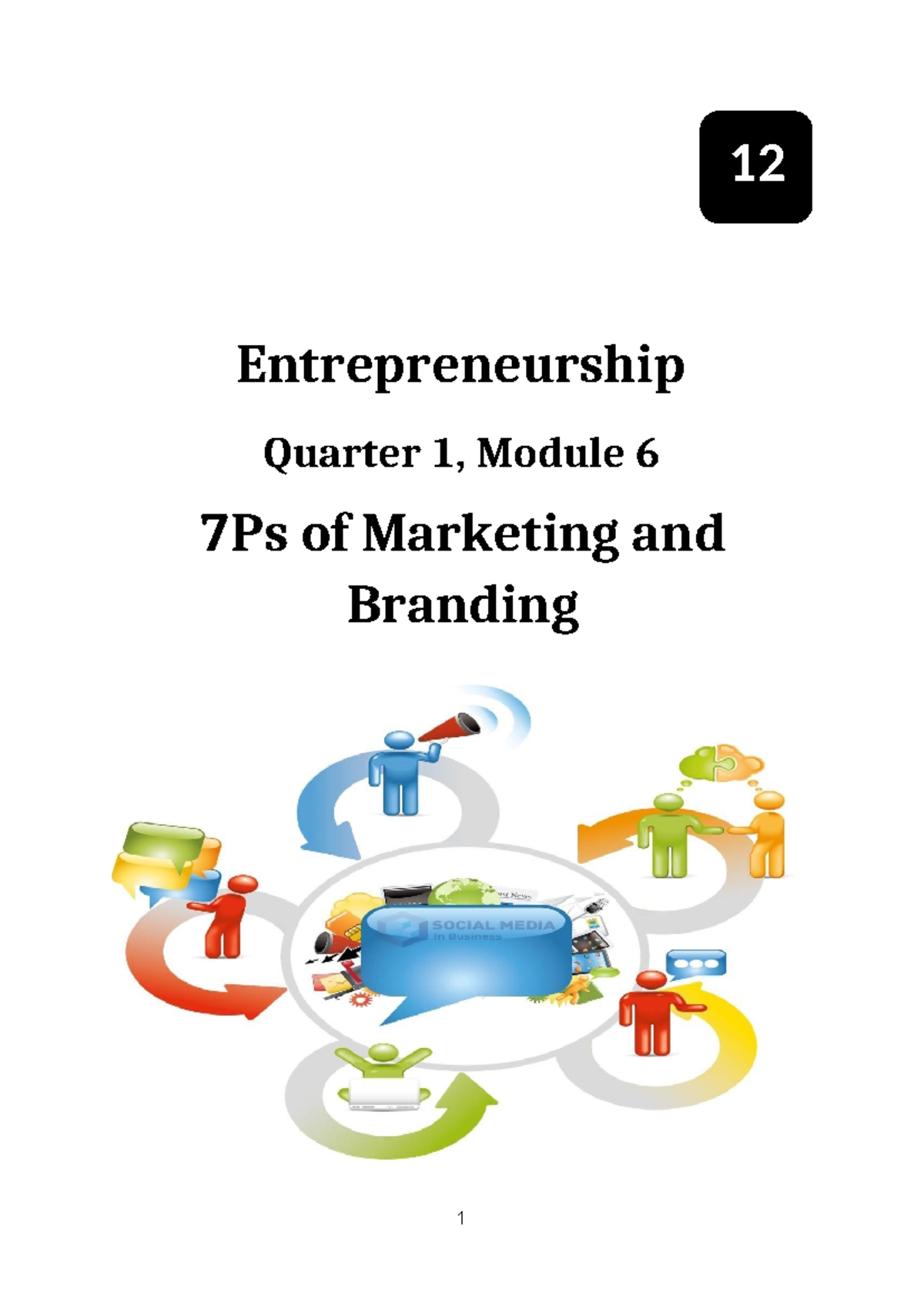 Module-6-Copy - entrep - Entrepreneurship Quarter 1, Module 6 7Ps of ...