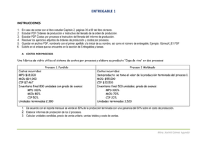 Ejercicio A - 1. Clasifica Los Costos Colocando El Importe ...