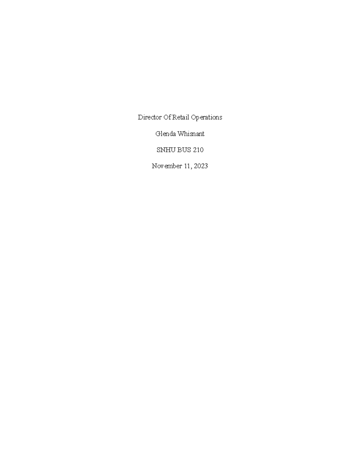Mod2Assignment - 2-3 Assignment: Management Approaches Assignment ...