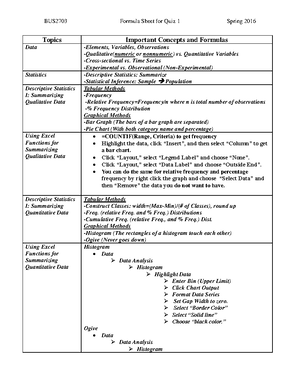 Bus Stats HW3 Q - HW Name:__________________ Consider a sample with ...