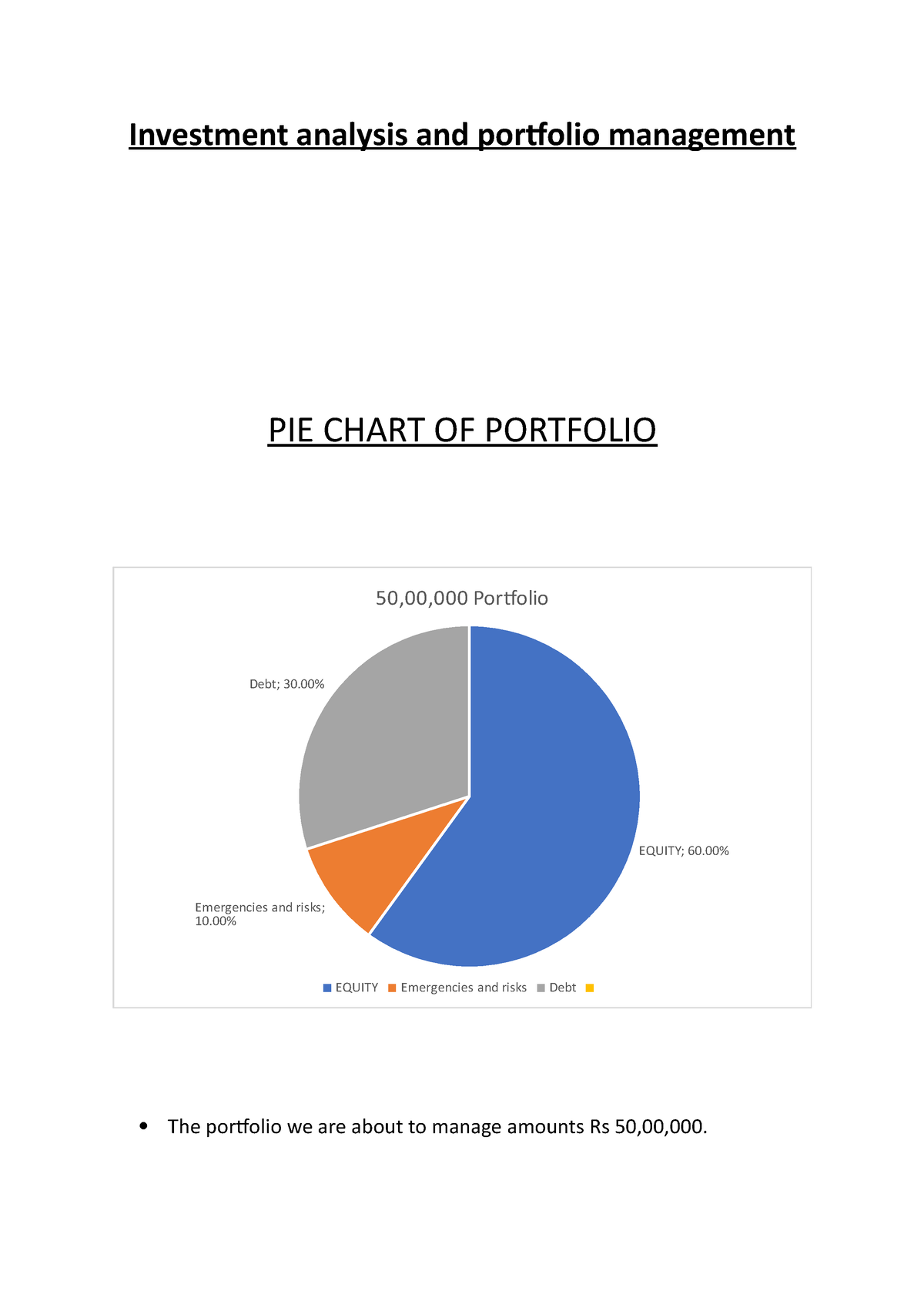 case study about investment and portfolio management