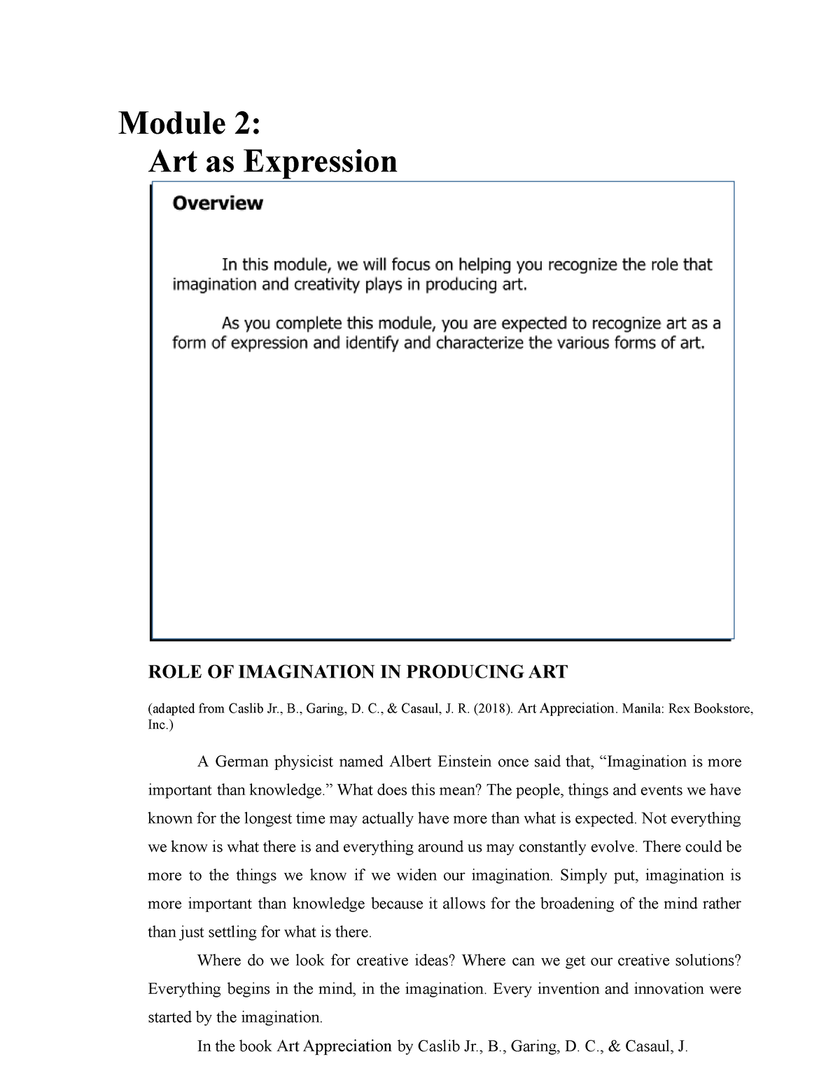 art as expression essay