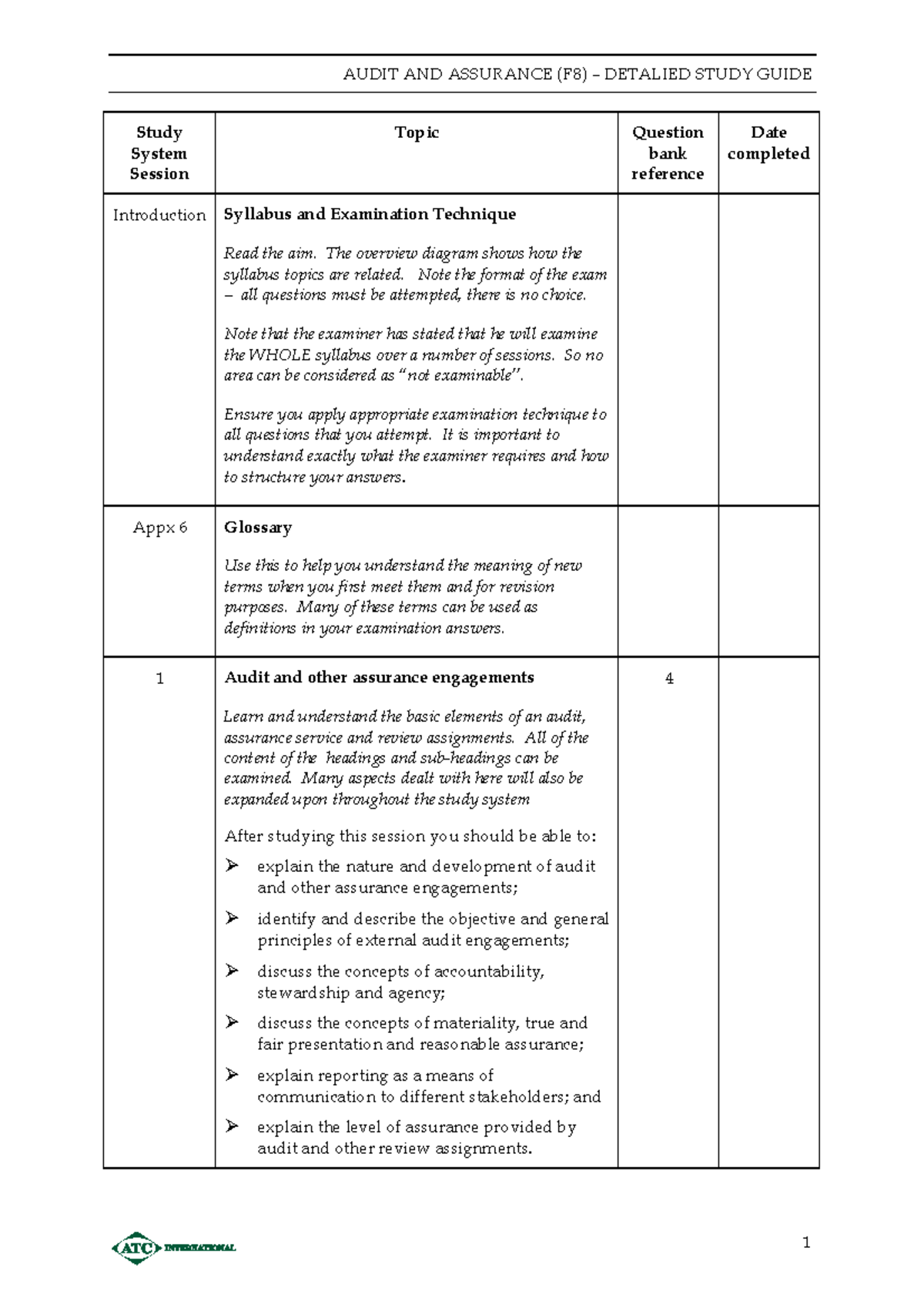 ACCA F8 materials for Jun08 session Study system F8AA(Int)DSGuide d08 ...