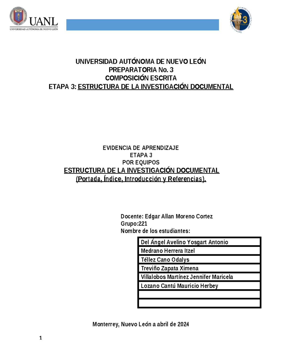 Evidencia DE Aprendizaje Etapa 3 - UNIVERSIDAD AUTÓNOMA DE NUEVO LEÓN ...