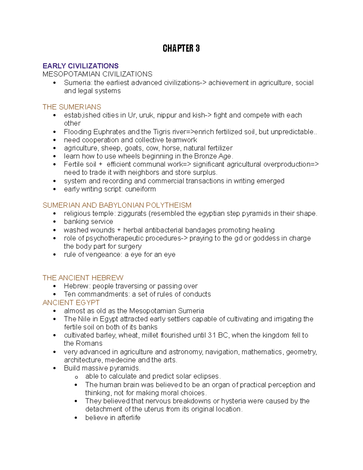 403-chapter-3-notes-chapter-3-early-civilizations-mesopotamian