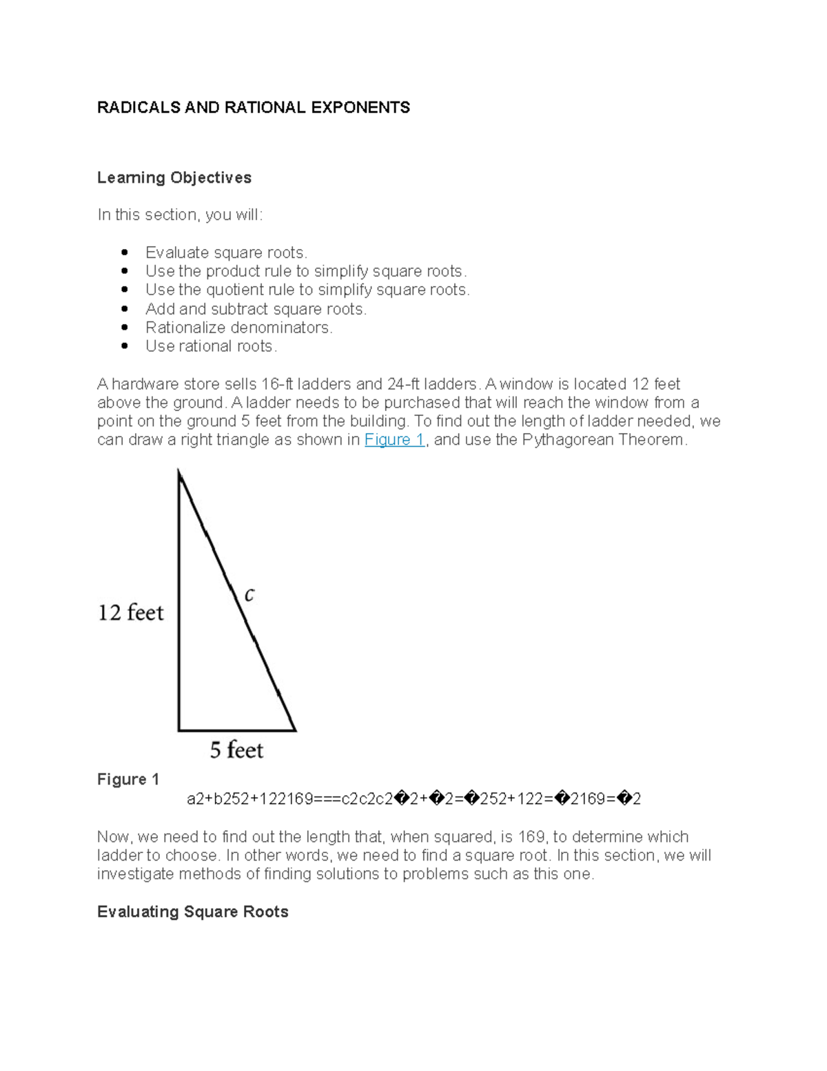 Radical Functions And Rational Exponents Unit Test Part 1