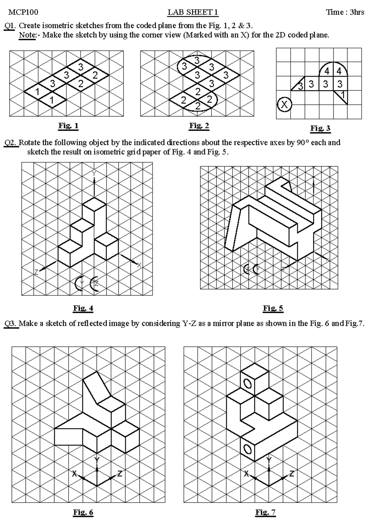 Engineering Visualisation and Communication LAB 1 - 1 1 3 3 3 2 2 2 2 2 ...