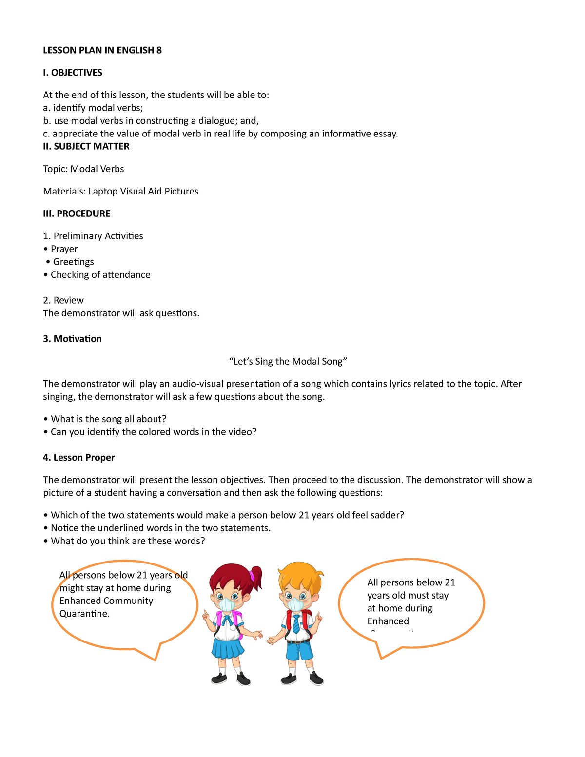 lesson-plan-in-english-8-modal-verbs-lesson-plan-in-english-8-i-objectives-at-the-end-of-this