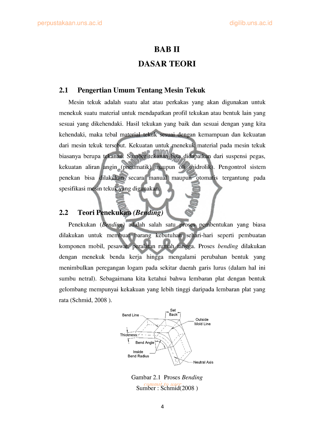 Bab2 - Mantap - Commit To User 4 BAB II DASAR TEORI 2 Pengertian Umum ...