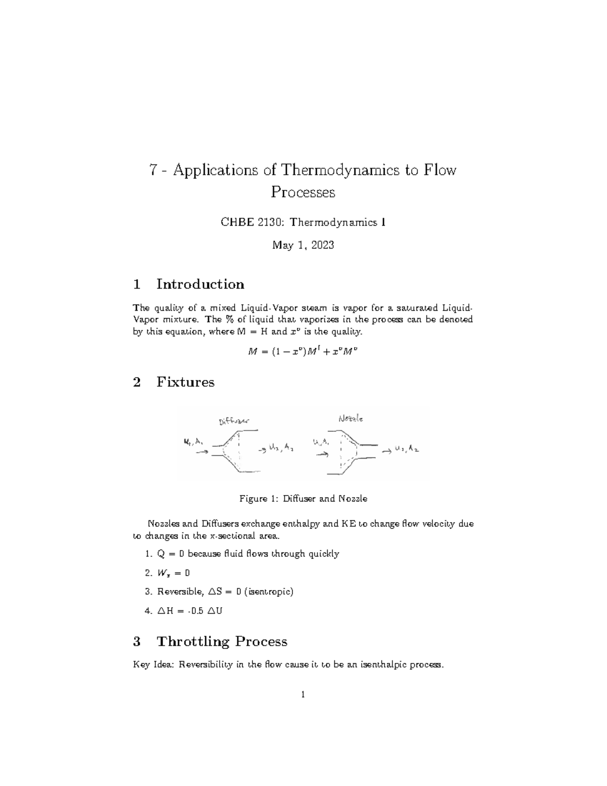 7. Application of Thermodynamics to Flow Processes - 7 - Applications ...