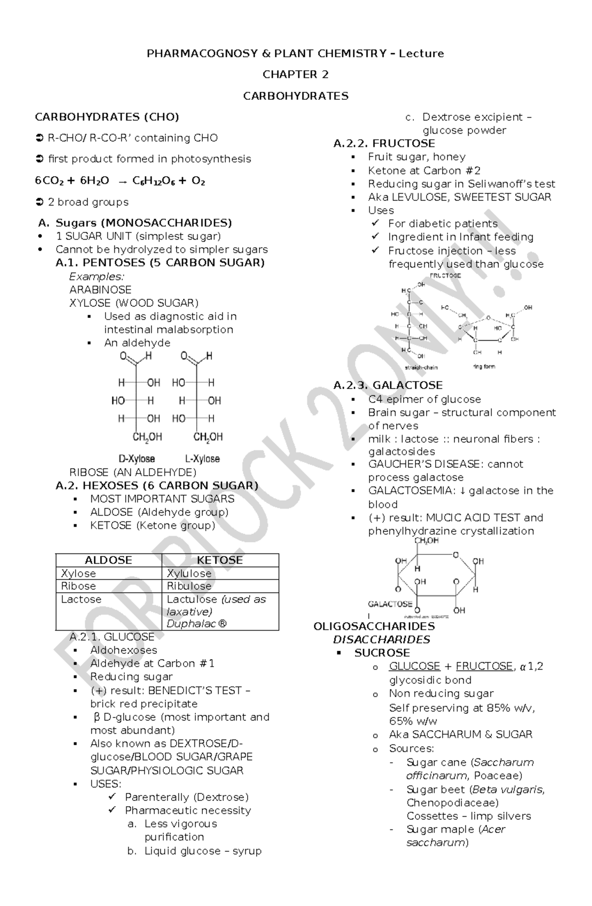 Pharmacognosy Lecture Chapter 2 Pharmacognosy Plant Chemistry