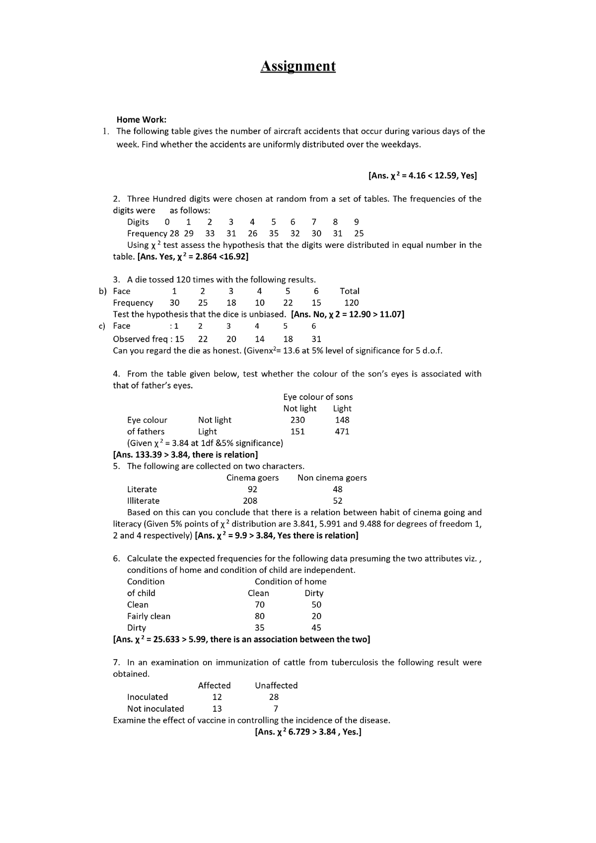 Assigment 1 - Probability And Statistics - Assignment - Studocu