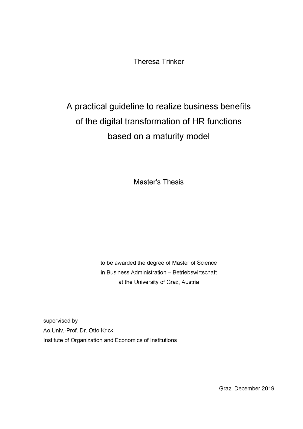 digital workplace thesis