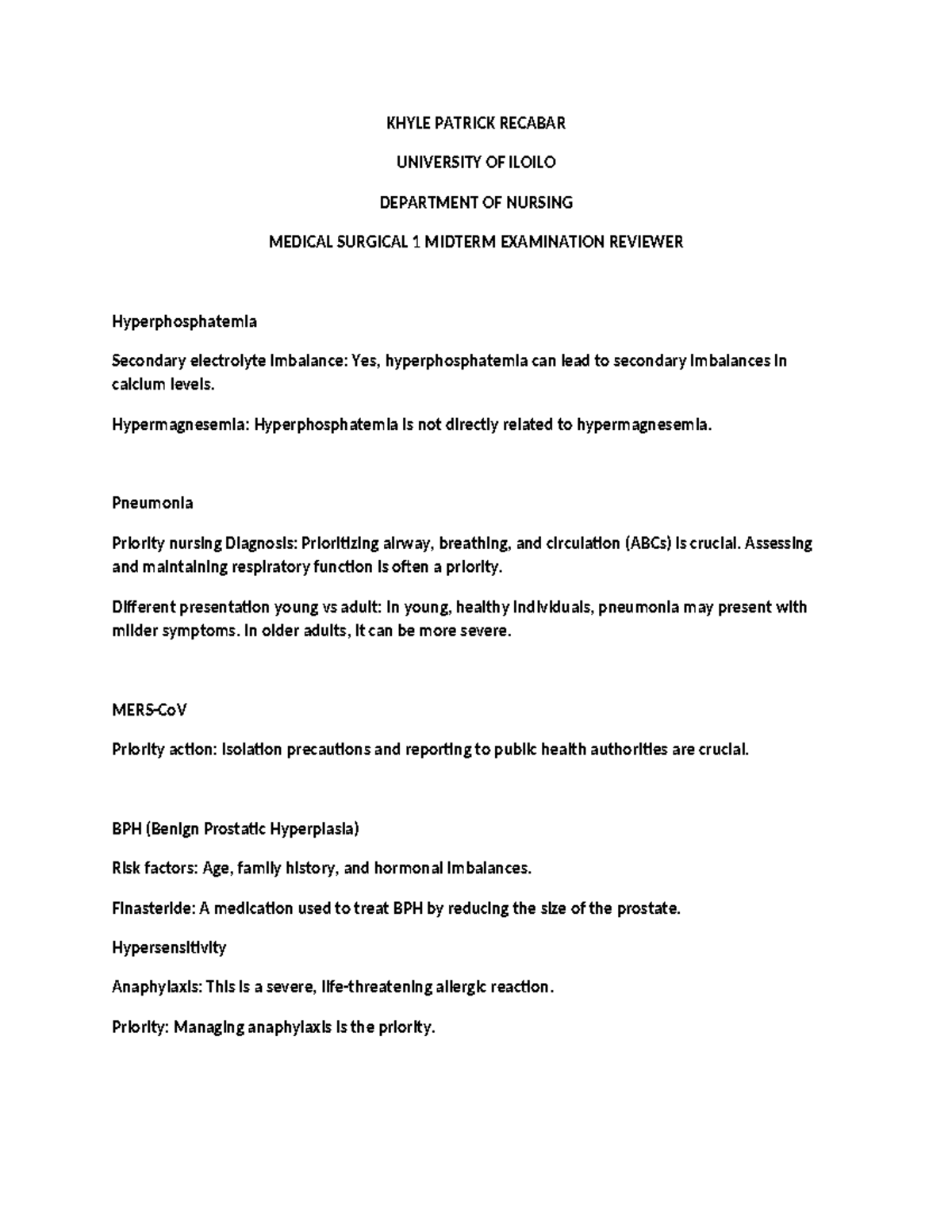 MS Midterm Reviewer-WPS Office - KHYLE PATRICK RECABAR UNIVERSITY OF ...