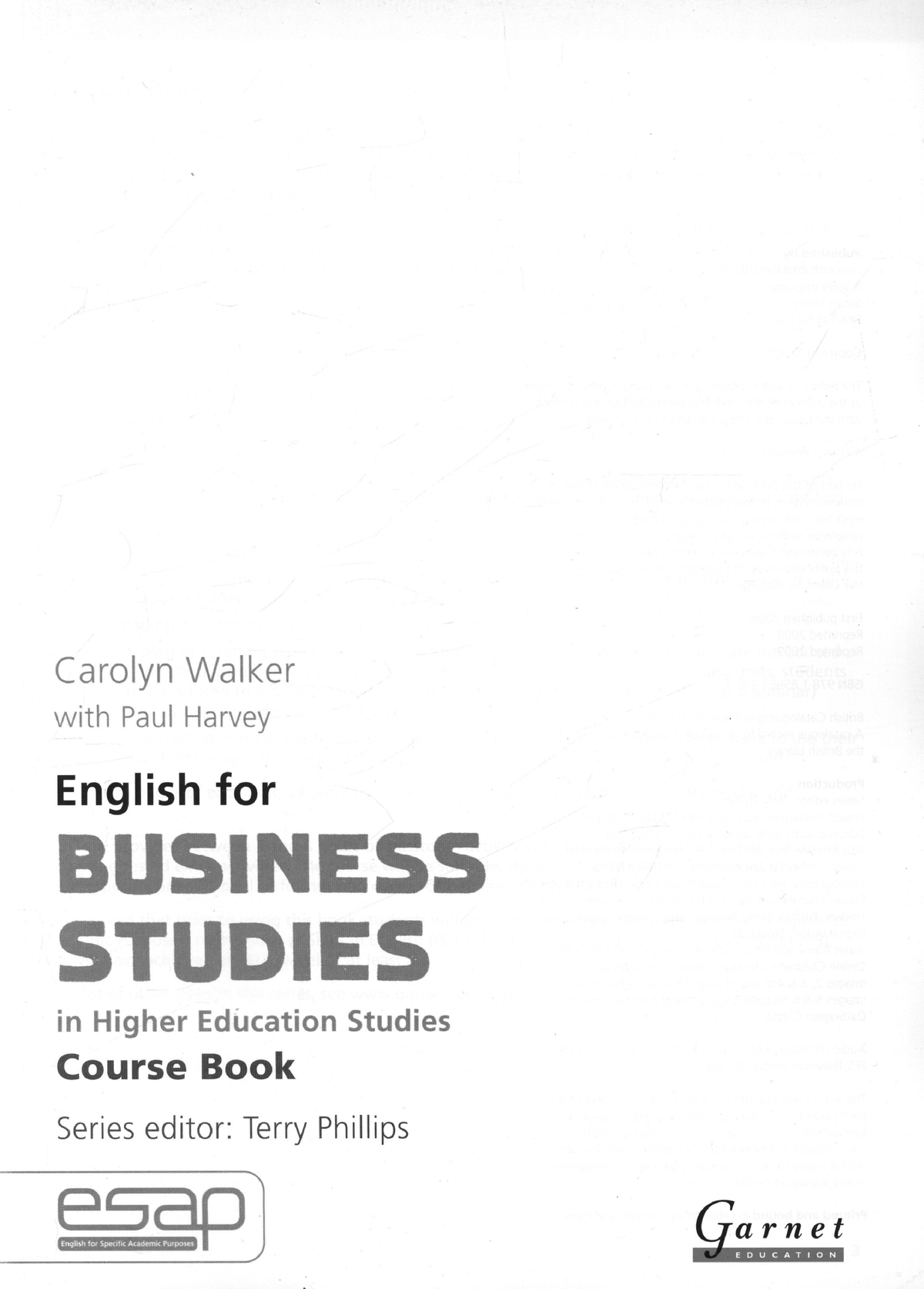 English For Business Studies In Higher Education - English Business ...