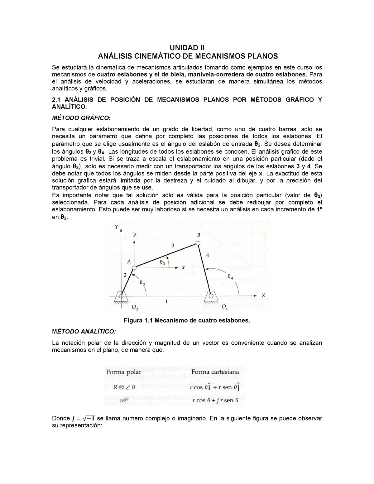 Cinematica De Mecanismos Fisica 3030 Uit Studocu