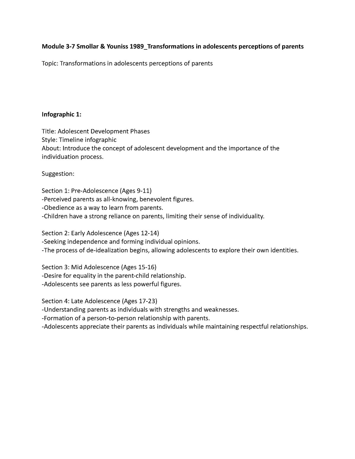 Infographic- Suggestion - Module 3-7 Smollar & Youniss 1989 ...