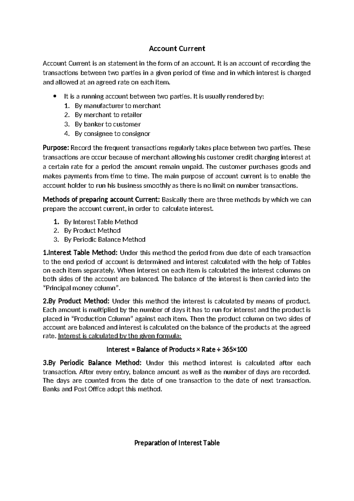 Financial Accounting - .... - Account Current Account Current is an ...