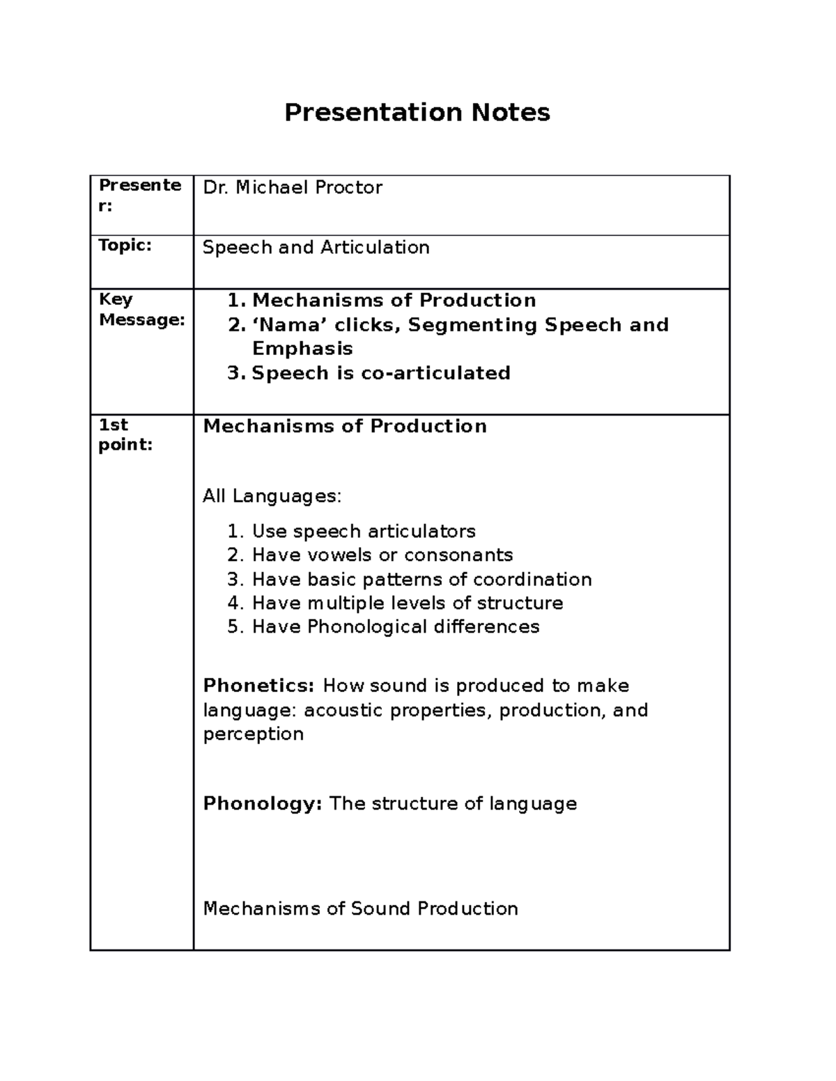 LING121 Lecture 7 summary notes macquarie university - Presentation ...