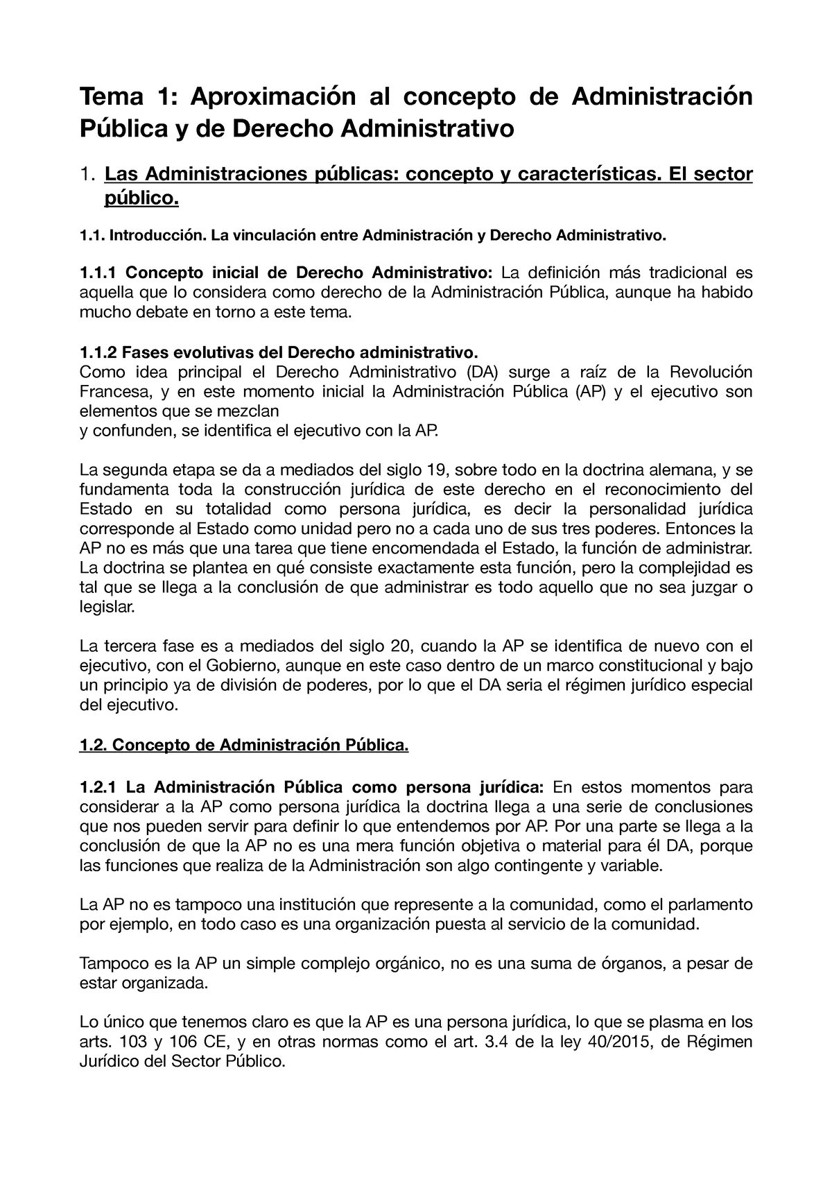 Tema 1 Adminsitrativo - Tema 1 Grupo 3 - Tema 1: Aproximación Al ...