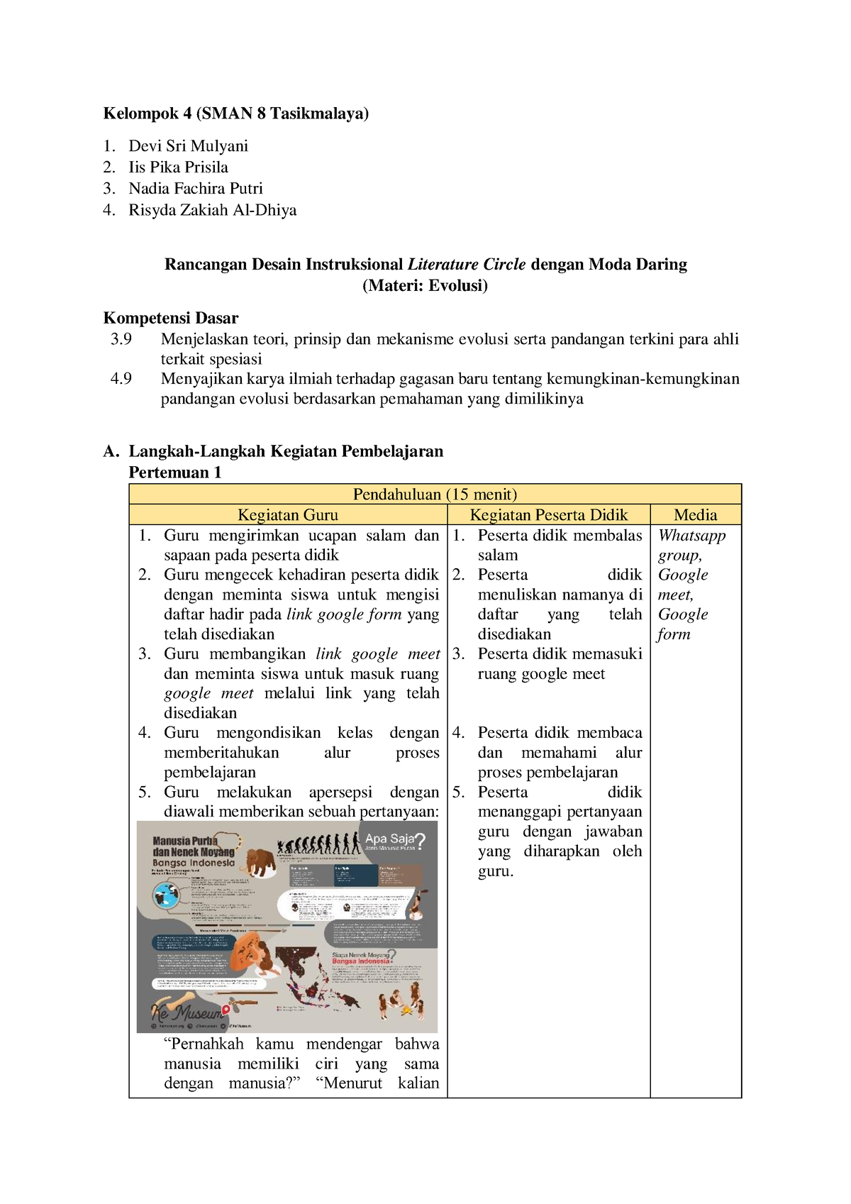 Kelompok 4 Literature Circles-1 - Kelompok 4 (SMAN 8 Tasikmalaya) Devi ...