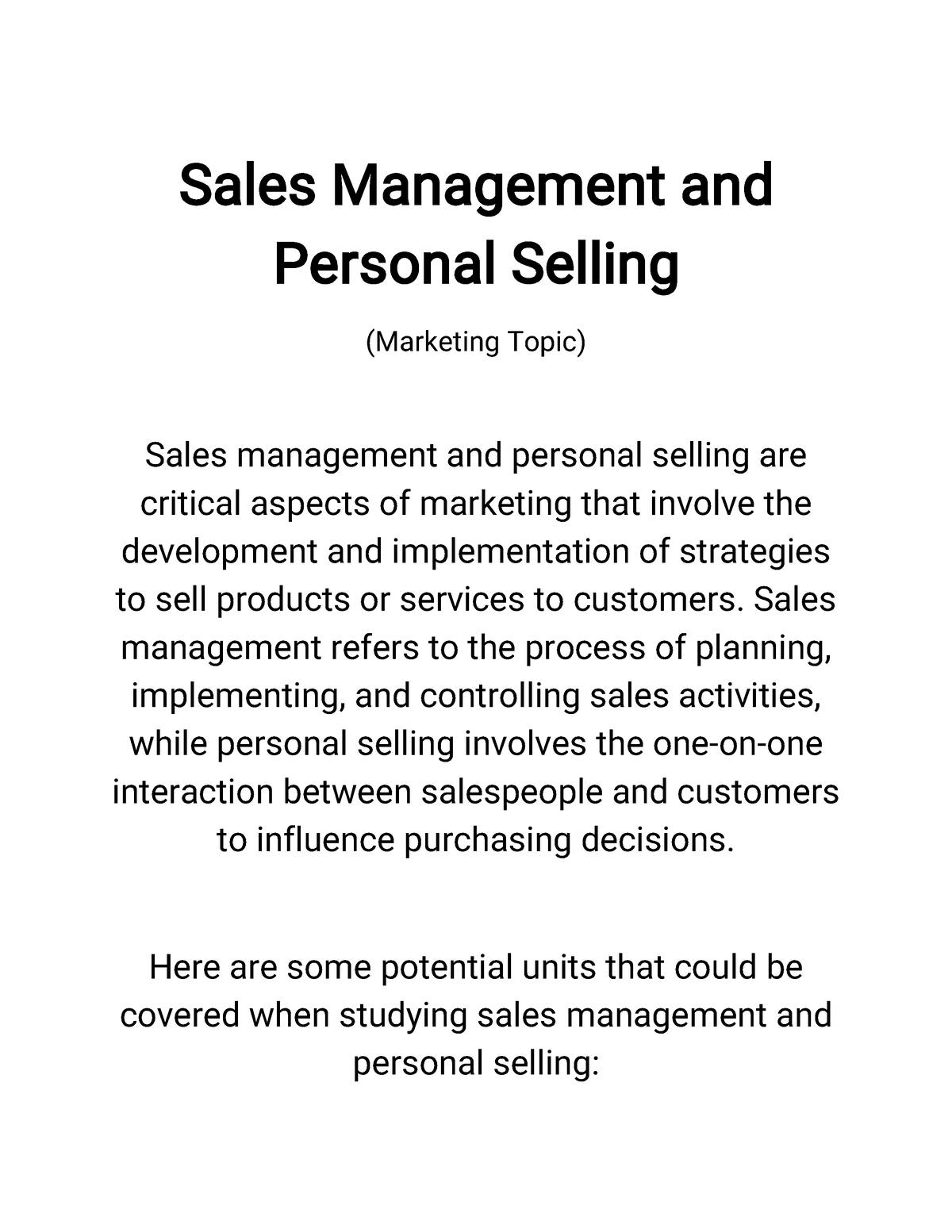 sales-management-and-personal-selling-sales-management-and-personal