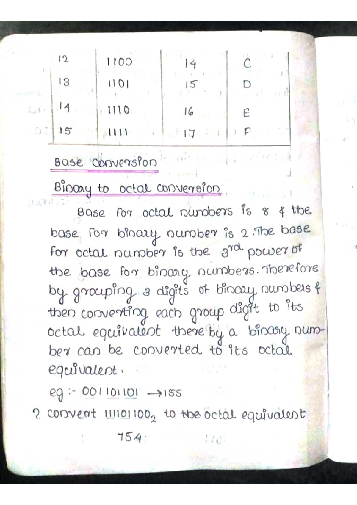 Octal to binary conversation and Binary to Octal conversation - Digital