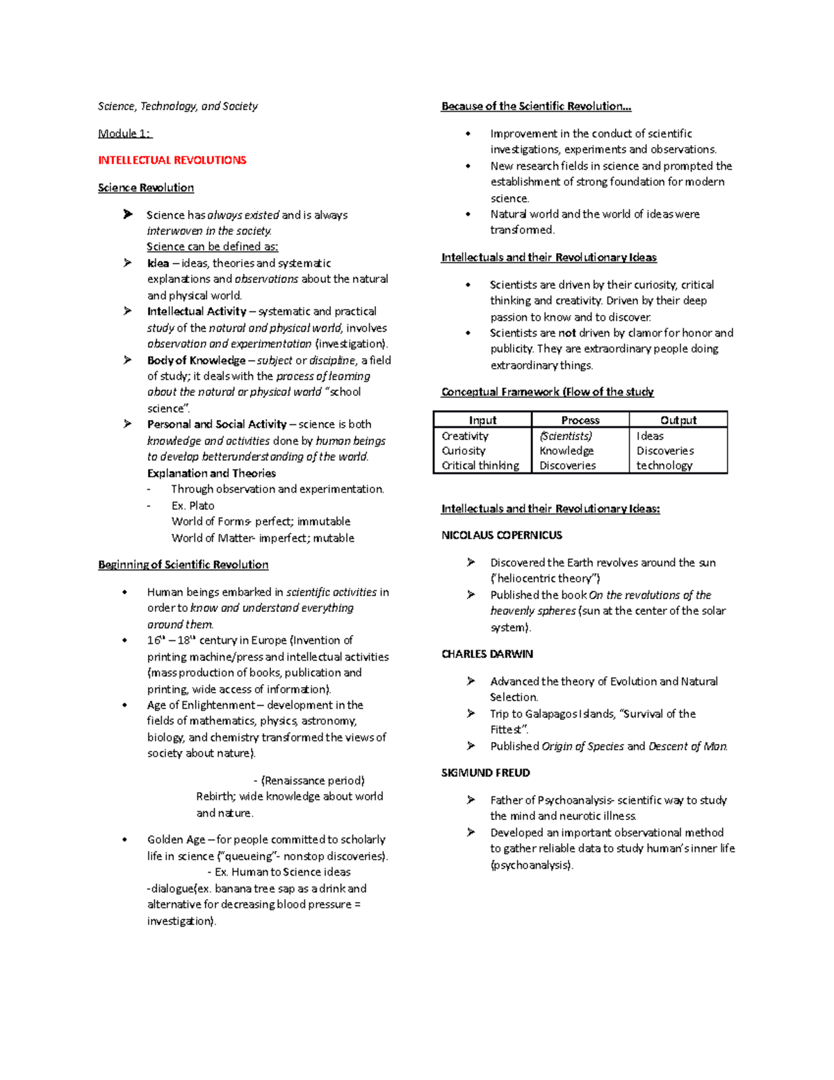 Module-1 Lesson-1-and-2-Reviewer - Science, Technology, and Society ...