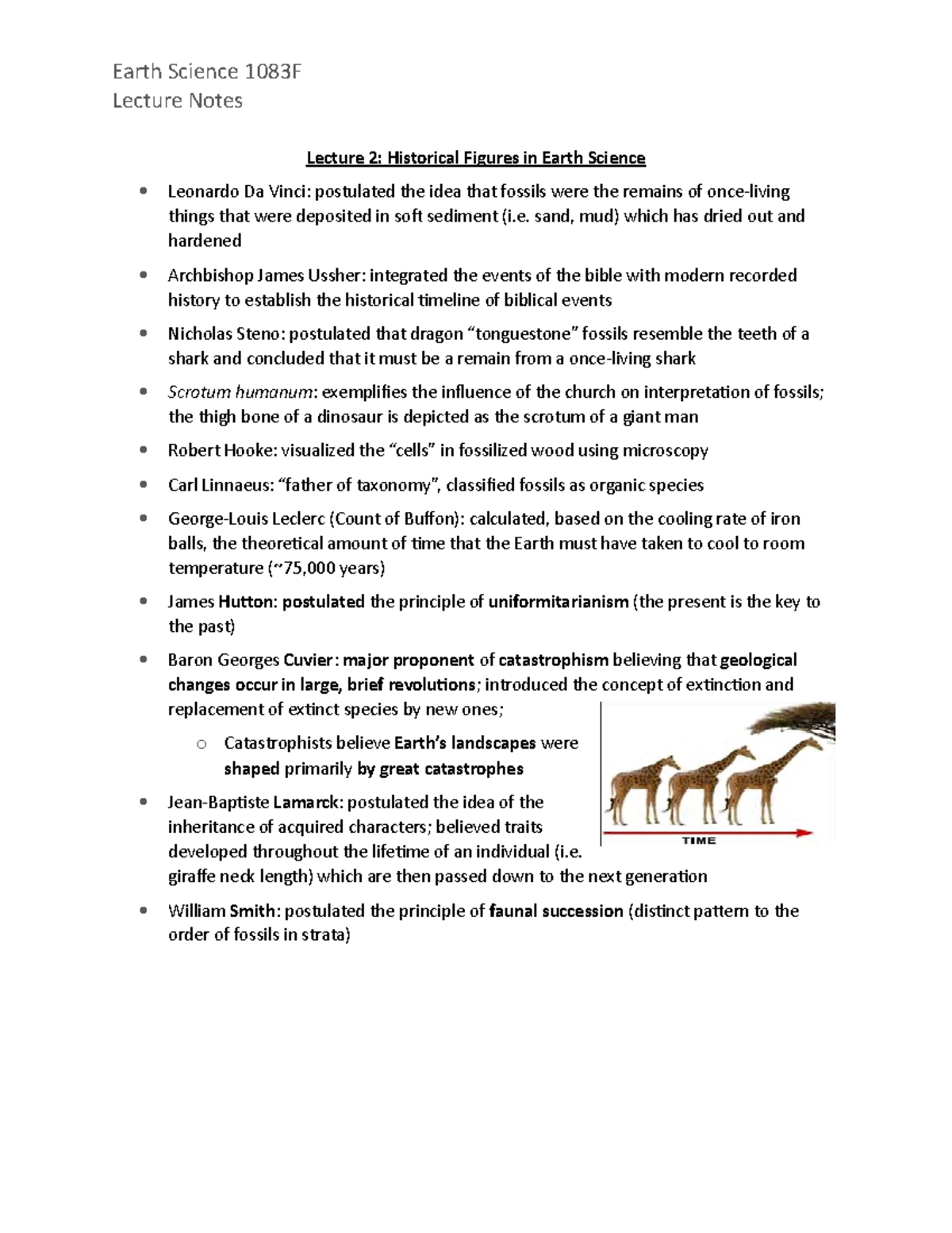 Earth Science 1083F Lecture Notes - Earth Science 1083F Lecture Notes ...