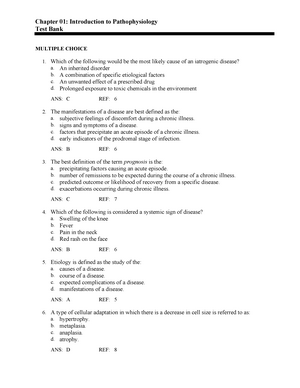 Patho 2 Final Exam Study Guide - Pathophysiology II – Final Exam Study ...