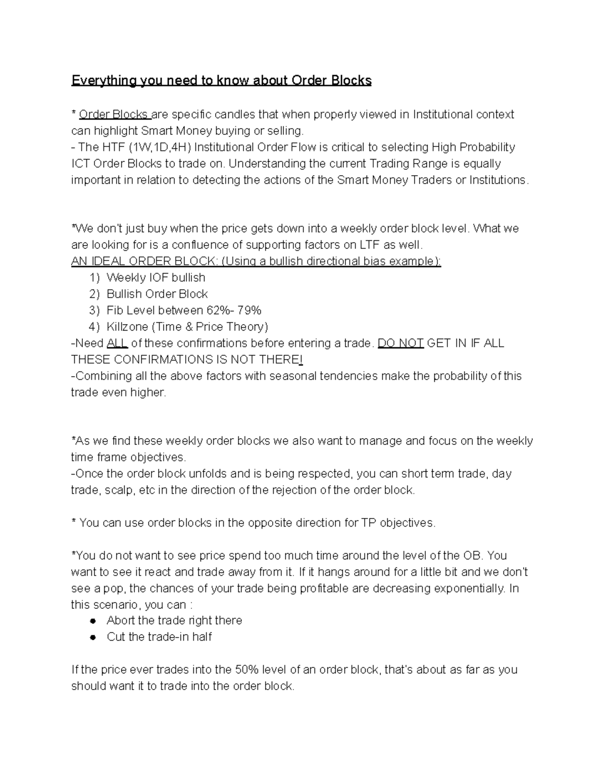 Order Blocks (ICT) - Everything you need to know about Order Blocks ...