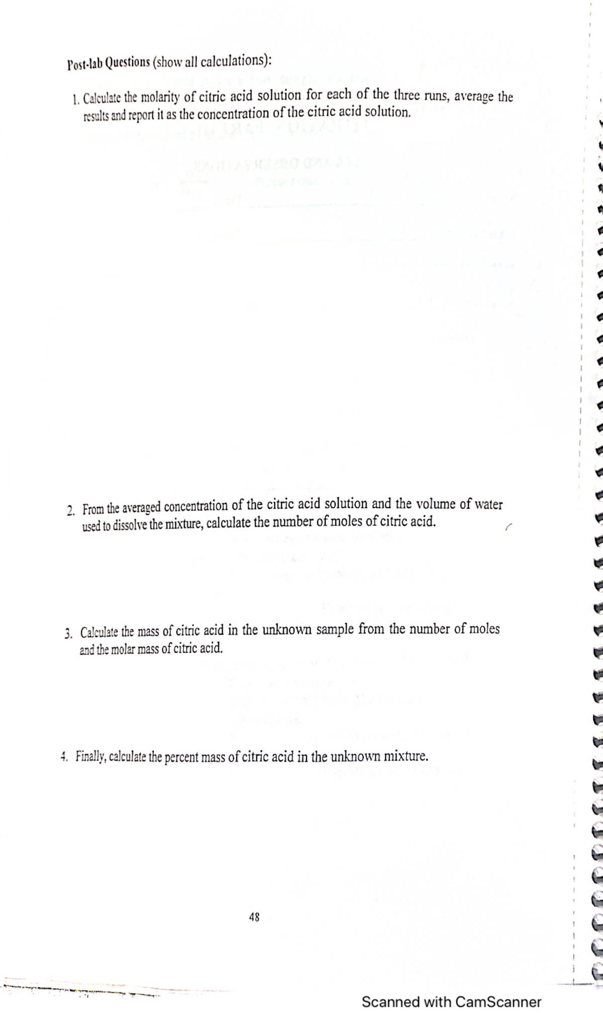 Chem 1 Exp8 - Lab Report - CHEM 1101 - Studocu