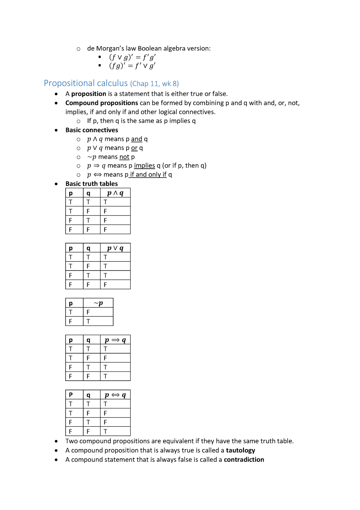 Lecture O De Morgans Law Boolean Algebra Version Studocu