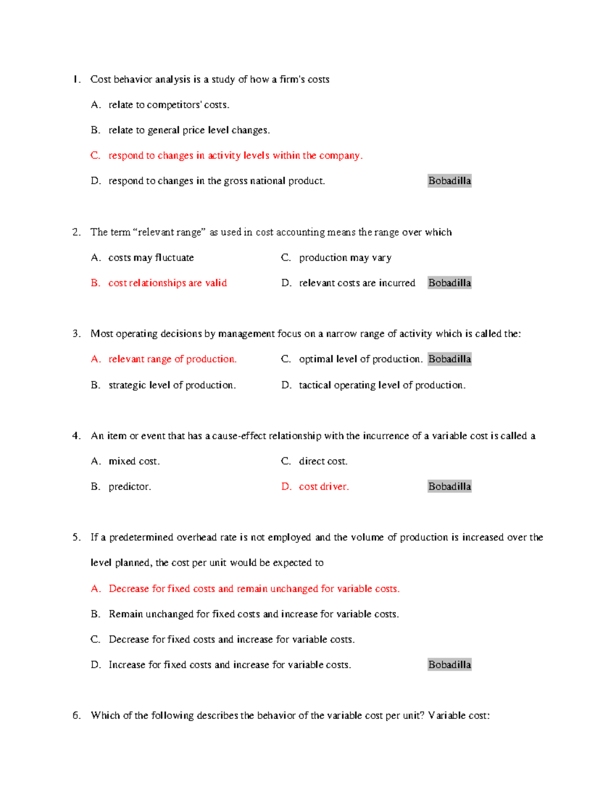 Activity cost and Cost analysis part 1 - Cost behavior analysis is a ...