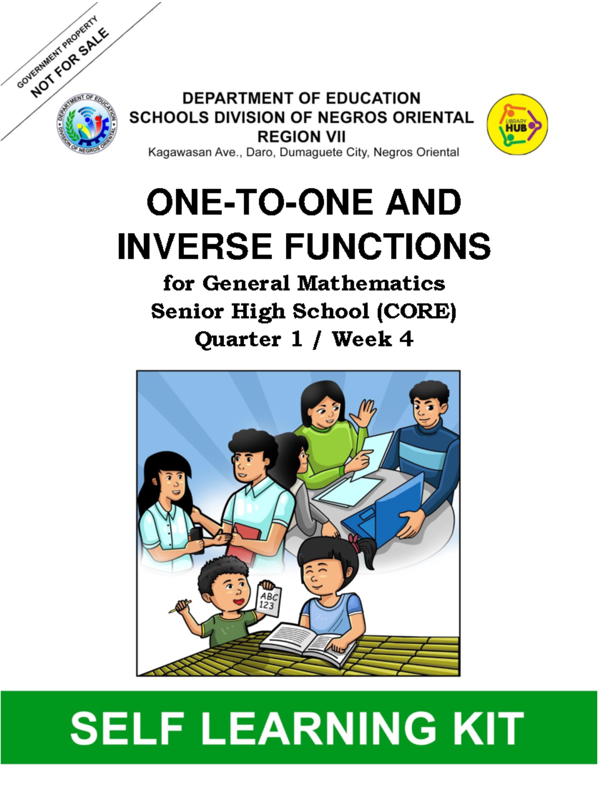 Math 11 core gen math q1 week 4 4 one to one and inverse functions