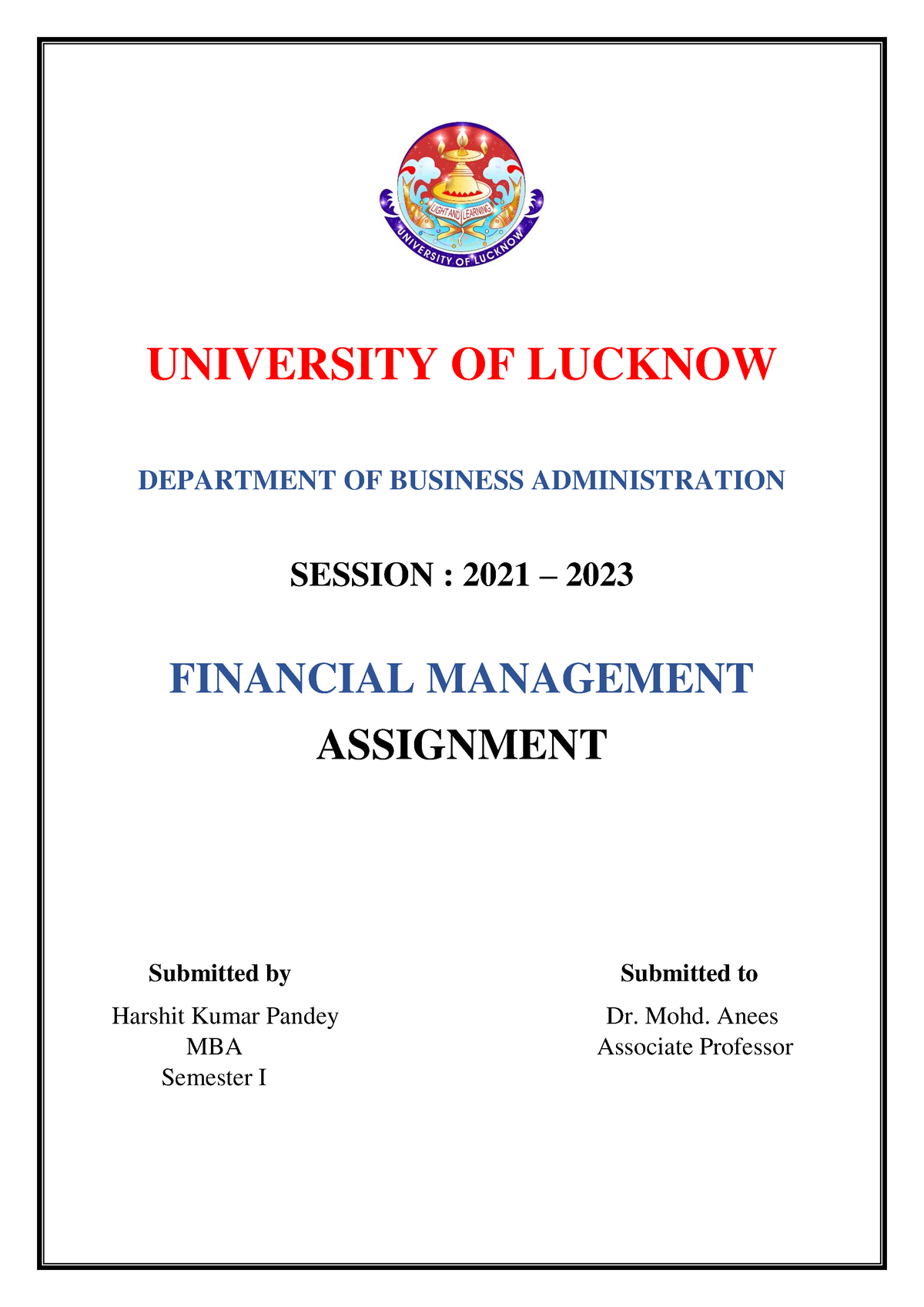 iqra university assignment front page