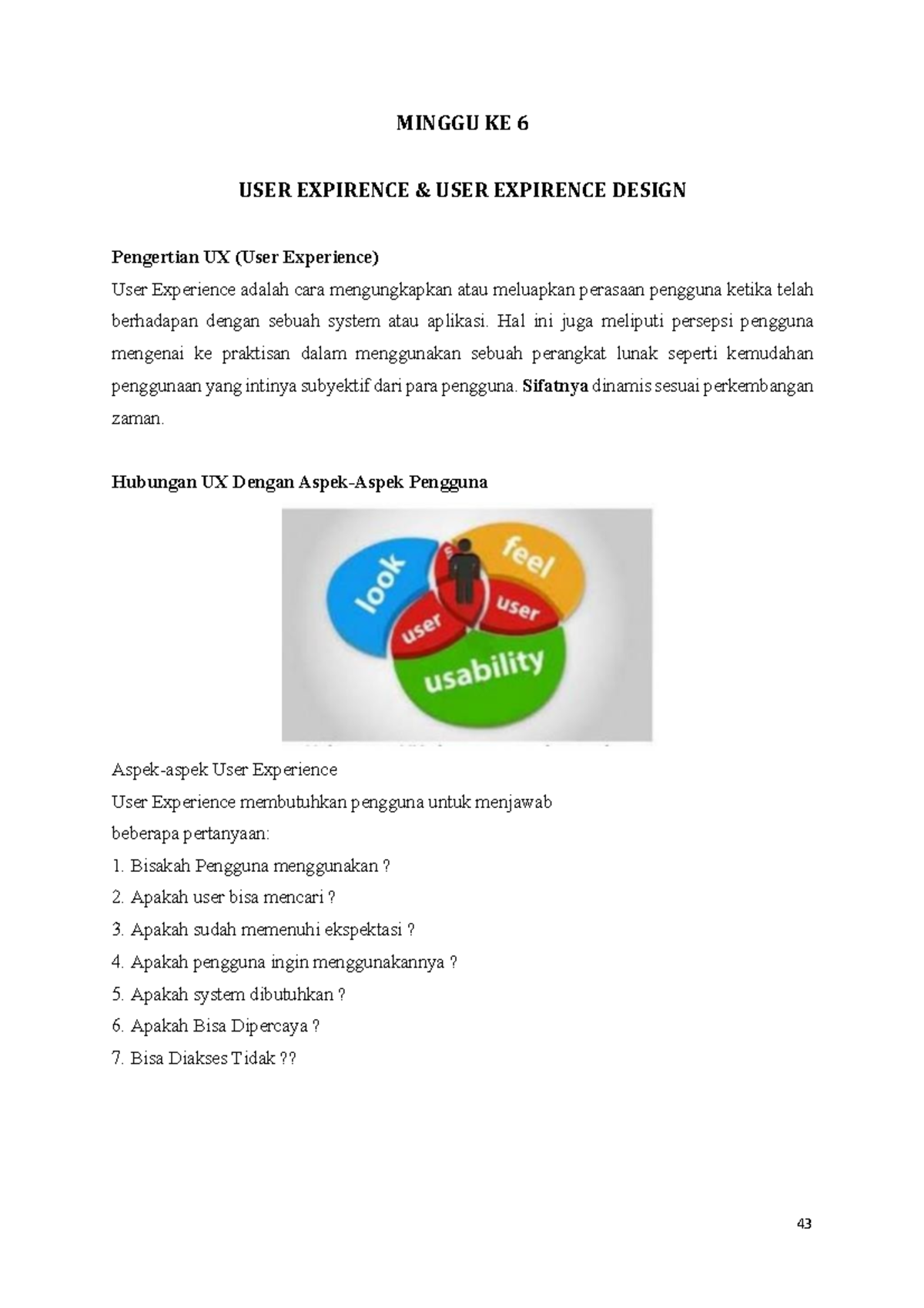 Modul Interaksi Manusia Komputer Bagian 6 User Experience - MINGGU KE 6 ...